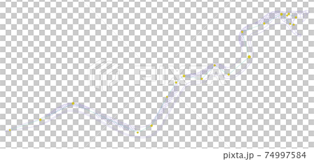 88星座シリーズA-白背景に星座絵と星座線-うみへび座 88星座シリーズA-白背景に星座絵と星座線-うみへび座 74997584