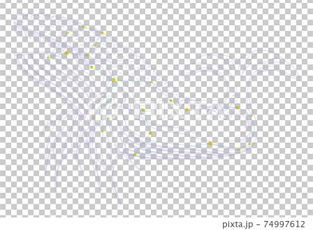 88星座系列A星座圖片和星座線在白色背景上 74997612