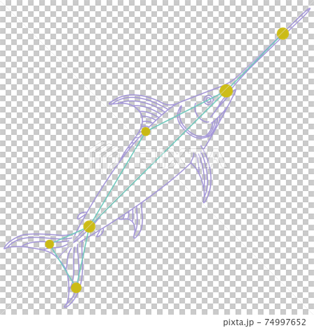 88 Constellation Series A-Constellation picture and constellation line on white background-Dorado 74997652