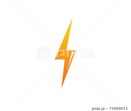 flash thunder bolt illustration vector 74999053
