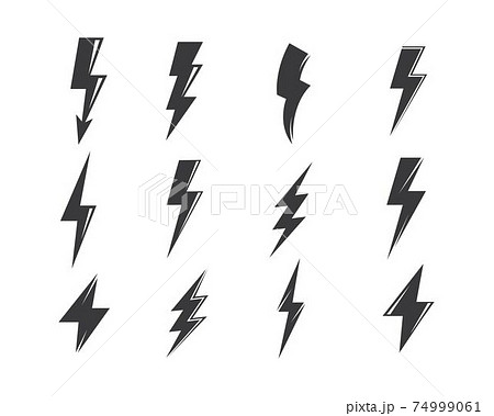 flash thunder bolt illustration vector 74999061