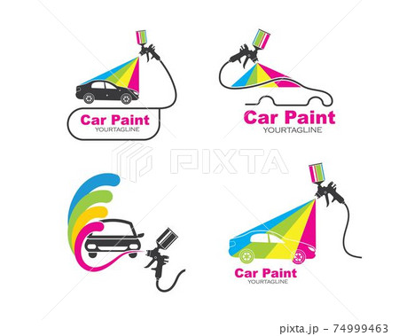 car paint logo icon illustration vector car paint logo icon illustration vector 74999463