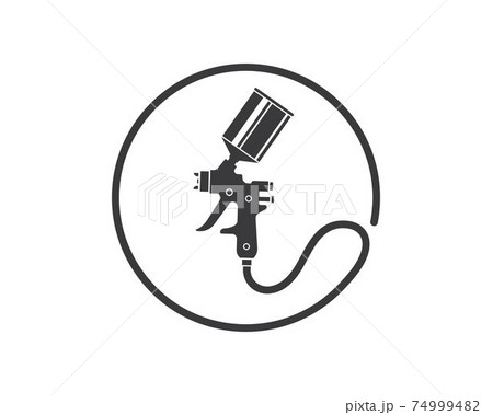 spray gun paint logo icon vector illustration 74999482