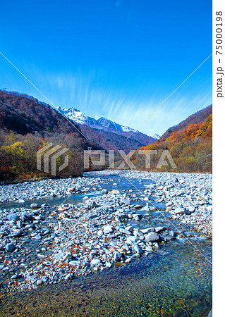 湯檜曽川　谷川岳　谷川連峰　湯檜曽公園付近からの景色　　　　　 75000198