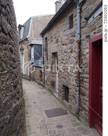 モンサンミッシェルの島の風景	 75001063