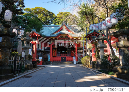 神奈川県藤沢市 江島神社 中津宮 75004154