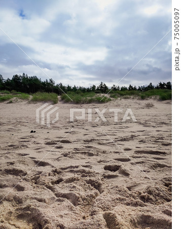 Beautiful view of dunes and sands in the Baltic Sea, Poland Beautiful view of dunes and sands in the Baltic Sea, Poland 75005097