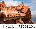 Beautiful roof decoration in Malia, Crete, Greece 75005101