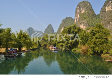 中国(桂林)の漓江 中国(桂林)の漓江 75009042