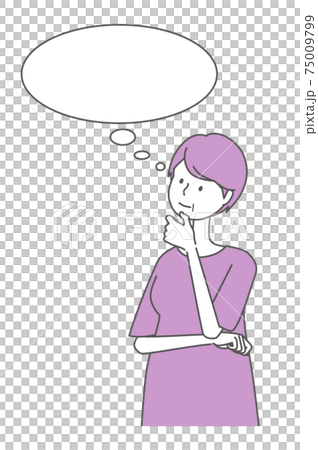Thinking senior women Thinking senior women 75009799