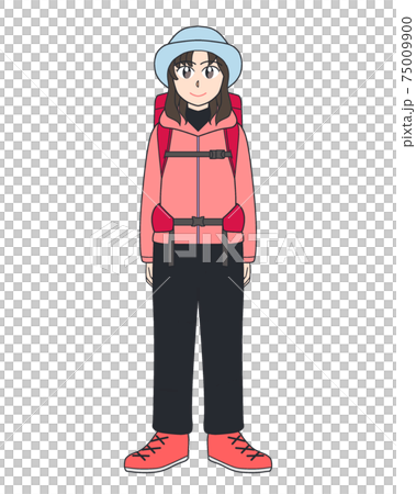 登山女性 75009900