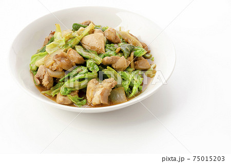 鶏モモ肉の回鍋肉風おかず 鶏モモ肉の回鍋肉風おかず 75015203