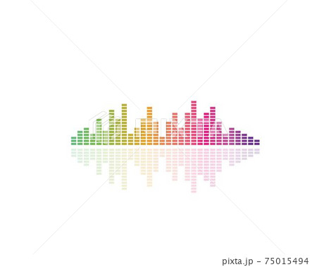 equaizer and sound effect ilustration logo vector icon 75015494