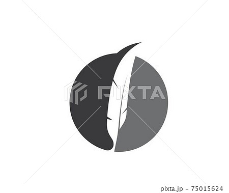 feather icon illustration vector template 75015624