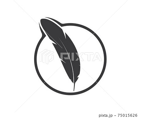 feather icon illustration vector template 75015626
