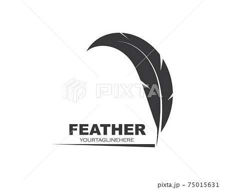 feather icon illustration vector template 75015631