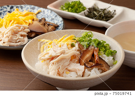 鶏飯 けいはん の写真素材