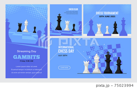 Set of Chess Game Banner Templates, Stock Vector 75023994