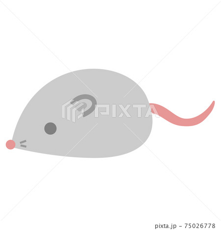 ねずみ ベビー やさしい やわらかい イラスト素材のイラスト素材