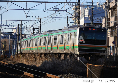 JR宇都宮線を走る通勤電車E230系 JR宇都宮線を走る通勤電車E230系 75027945