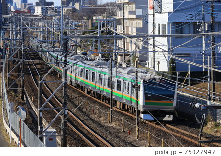 JR宇都宮線を走る通勤電車E230系 JR宇都宮線を走る通勤電車E230系 75027947