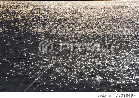 海のキラキラした水面 Sparkling Surface Of The Seaの写真素材