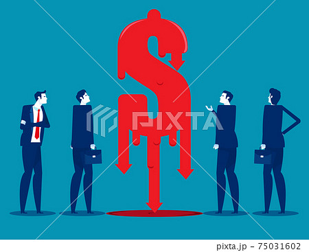 Global business are talking about the fall and the collapse of finances. Global business are talking about the fall and the collapse of finances. 75031602