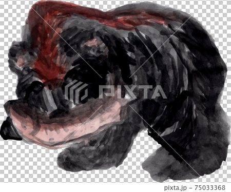 木雕熊圖 75033368