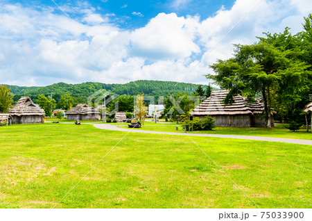 北海道平取町　二風谷コタン 75033900