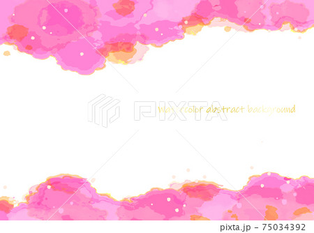 水彩のピンクのアブストラクト背景3 75034392