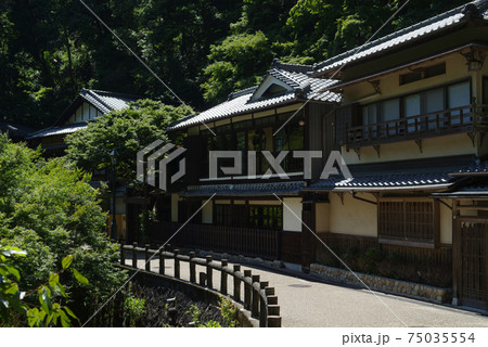 明治の森箕面国定公園・滝道の風景 75035554