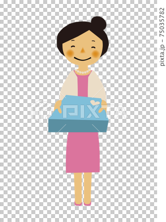 人物の素材。 パーティーのイメージイラスト。 フォーマルドレスの女性。 人物の素材。 パーティーのイメージイラスト。 フォーマルドレスの女性。 75035782