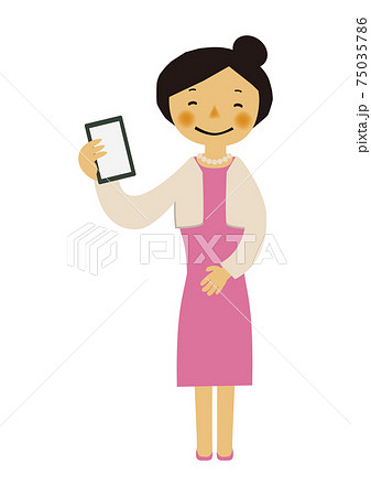 人物の素材。 パーティーのイメージイラスト。 フォーマルドレスの女性。 人物の素材。 パーティーのイメージイラスト。 フォーマルドレスの女性。 75035786