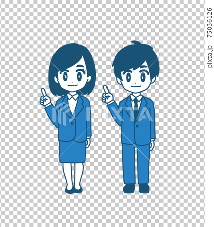 指向_單色ver的工作人 指向_單色ver的工作人 75036126