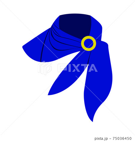 Business Woman Neck Scarf Icon Business Woman Neck Scarf Icon 75036450
