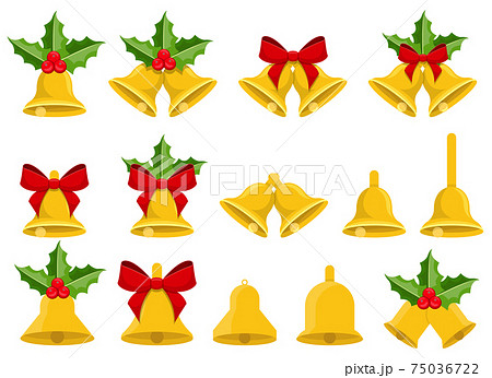 Christmas bell design Royalty Free Vector Image