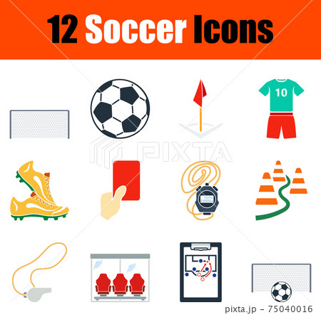 Soccer Icon Set 75040016