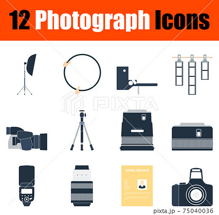 Photograph Icon Set Photograph Icon Set 75040036