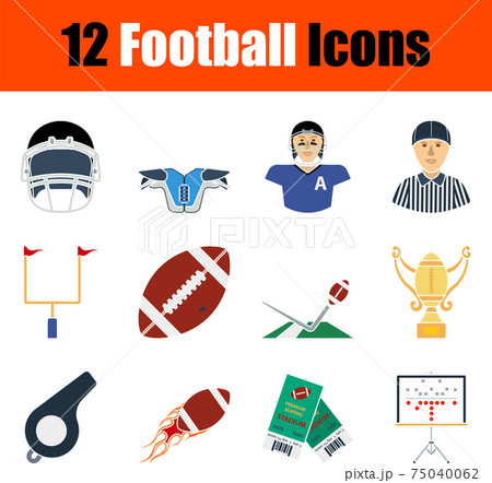 Football Icon Set 75040062