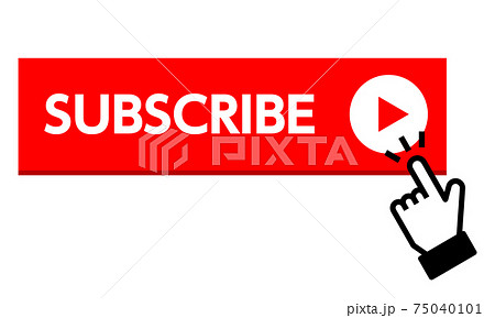 Subscribe web site button online video web element Subscribe web site button online video web element 75040101