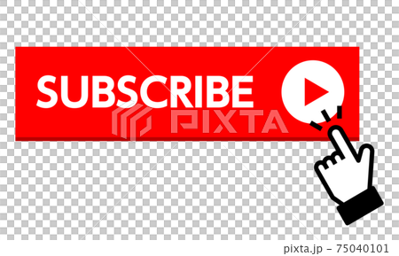 Subscribe web site button online video web element Subscribe web site button online video web element 75040101
