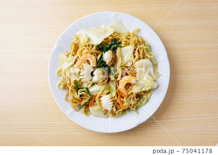 焼きそば 海鮮焼きそば 焼きそば 海鮮焼きそば 75041178