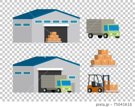 Warehouse transport truck 75041618