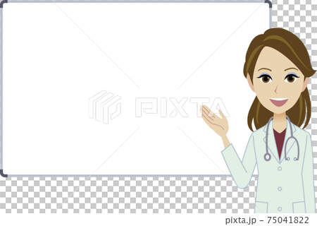 ボード　女性ドクター 75041822