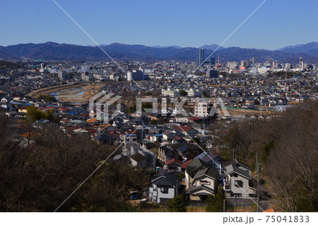 八王子市街地眺望 日野市平山の高台から 八王子市街地眺望 日野市平山の高台から 75041833
