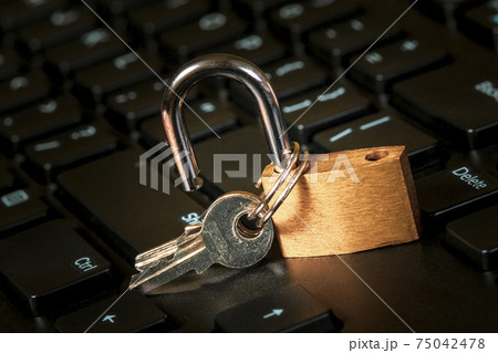 Computer security breach concept 75042478