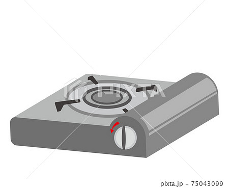 卓上コンロのベクターイラストのイラスト素材