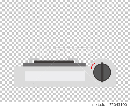 Vector illustration of a tabletop stove 75043100