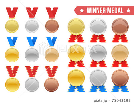 Winner medal vector design illustration isolated on white background 75043192