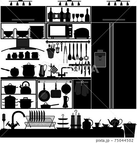 Kitchen Utensil Tool Interior Design Equipment. Kitchen Utensil Tool Interior Design Equipment. 75044502
